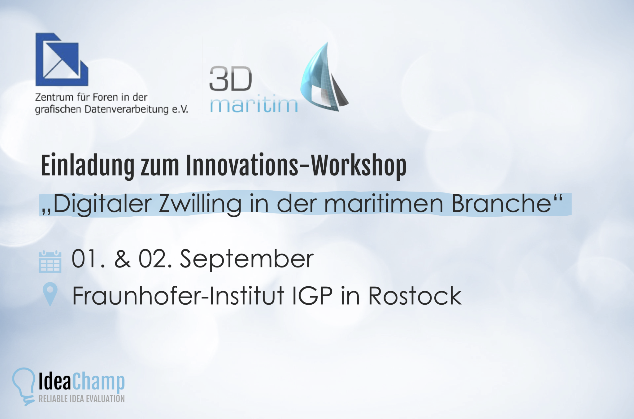 Aktuelles Von IdeaChamp | Einladung Zum Innovationsworkshop